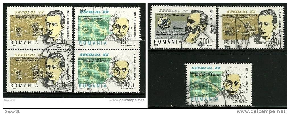 ● ROMANIA - 1998 - EVENTI - N.° 4434 . . . Usati - Cat. ? € - Lotto N. 391 /93 - Used Stamps