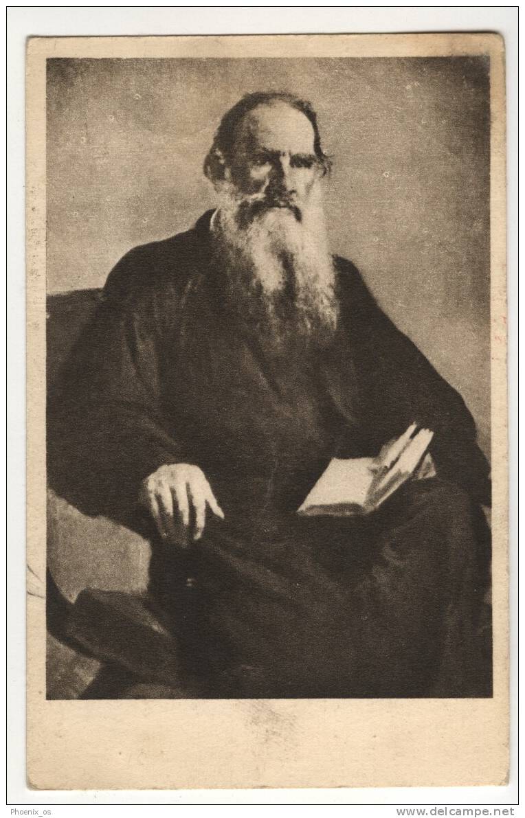 L.N.TOLSTOI - I.Repin Pinx, 1948. - Escritores