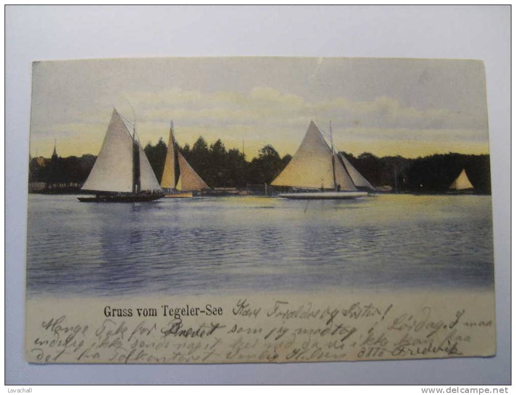 Gruss Vom Tegeler-See. (7 - 8 - 1904) - Tegel