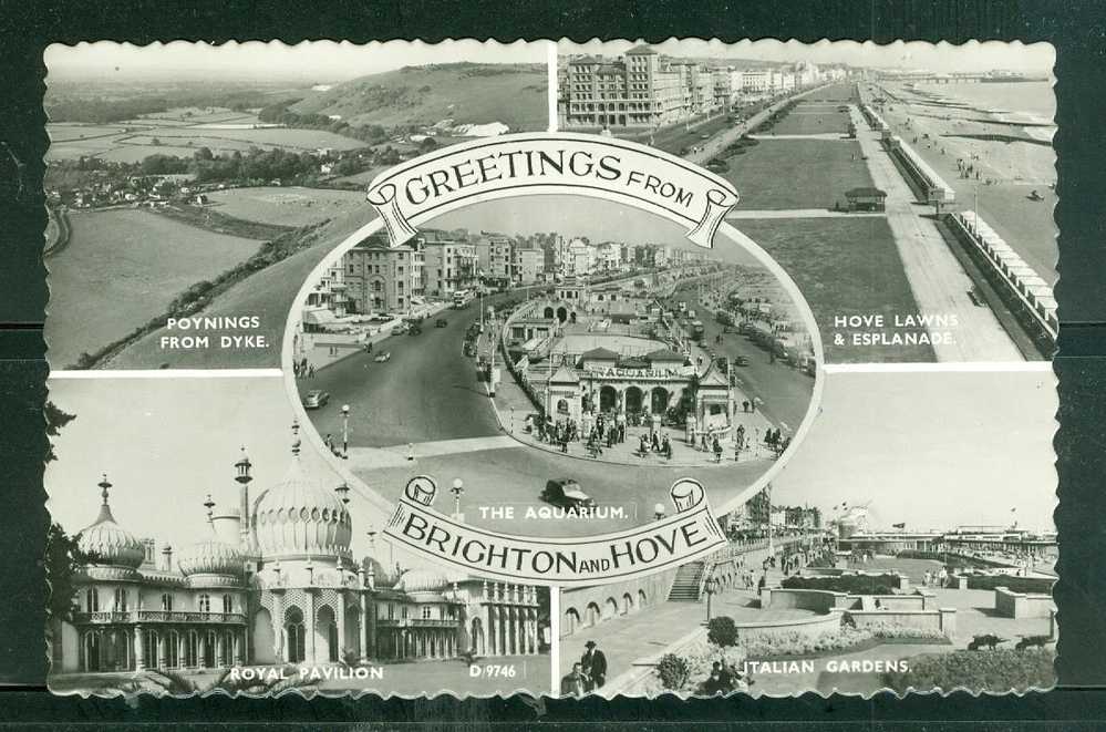 Greeting From Brighton And Hove  , Multivues , Vues Principales  - Qw20 - Brighton