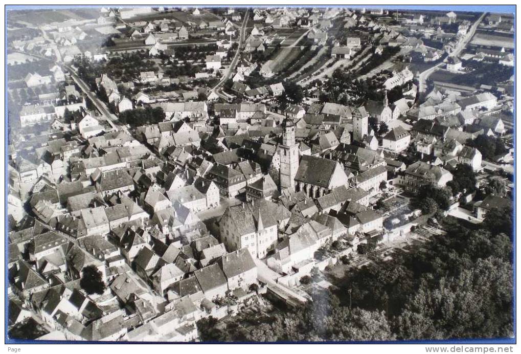 Volkach,Main,Luftaufnahme,1960 - Kitzingen