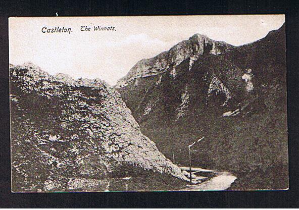 RB 561 - Early Postcard The Winnats Castleton Peak District Derbyshire - Derbyshire