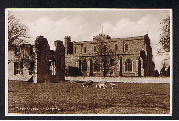 RB 561 - Real Photo Postcard The Abbey Church Of Elstow Bedfordshire - Andere & Zonder Classificatie