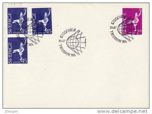 SWEDEN 1967 MICHEL NO: 568-569 FDC - FDC