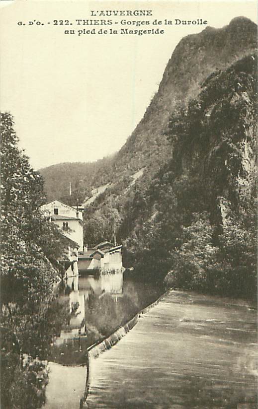 63 - THIERS - Gorges De La Durolle Au Pied De La Margeride (G. D'O.  - 222) - Thiers