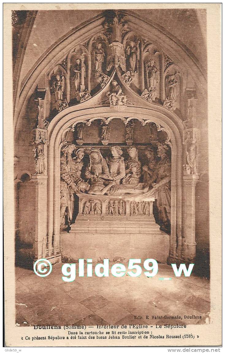 DOULLENS (Somme) - Intérieur De L'Eglise - Le Sépulcre - Doullens