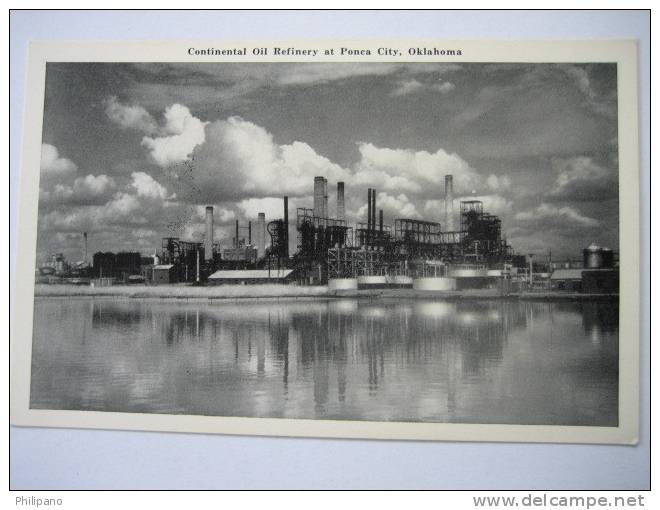 Ponce City Ok  Continental Oil Refinery - Other & Unclassified