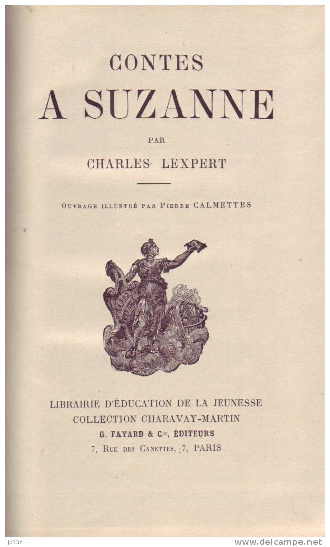 Contes à Suzanne, Par Charles Lexpert - Illustré Par Pierre Calmettes (1889) - Autres & Non Classés