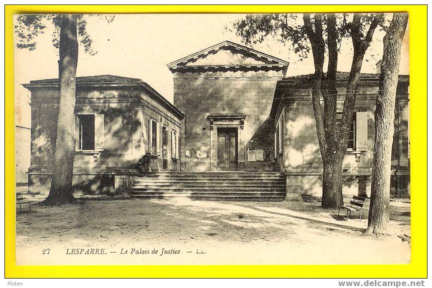 LE PALAIS DE JUSTICE - LESPARRE MEDOC Dép 33 GIRONDE AQUITAINE   Q52 - Lesparre Medoc