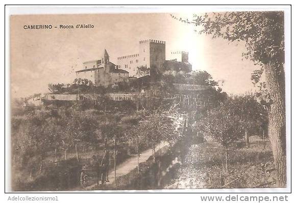 44775)cartolina Illustratoria Camerino - Rocca D'aiello E Panorama - Macerata