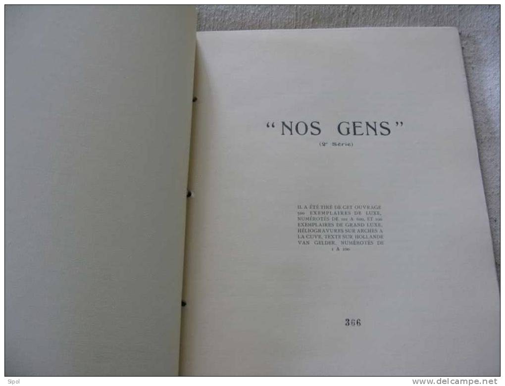 Nos Gens (2ème Série) 1928 Préface De L.Madelin Poème De TonnelierTextes.Rousselot Dessins  Scherbeck Nancy TBEN°366/600 - Lorraine - Vosges