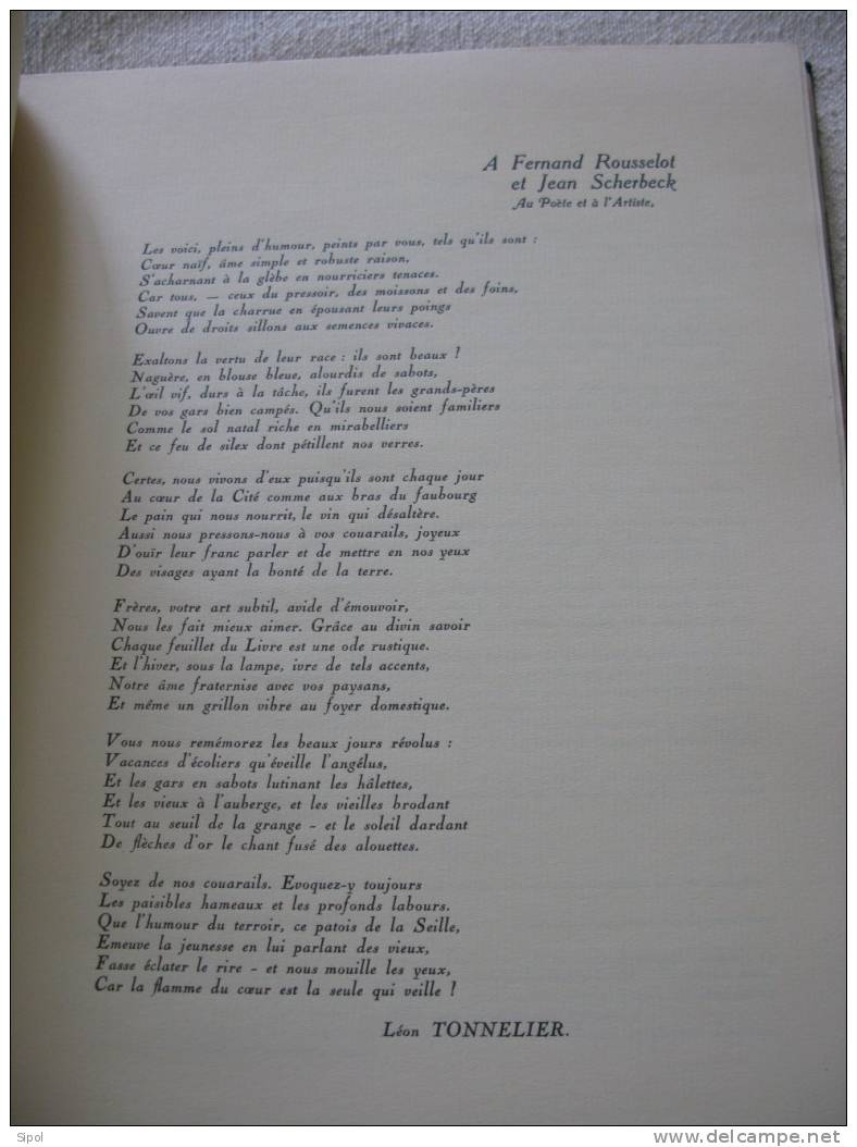 Nos Gens (2ème série) 1928 Préface de L.Madelin Poème de TonnelierTextes.Rousselot Dessins  Scherbeck Nancy TBEN°366/600