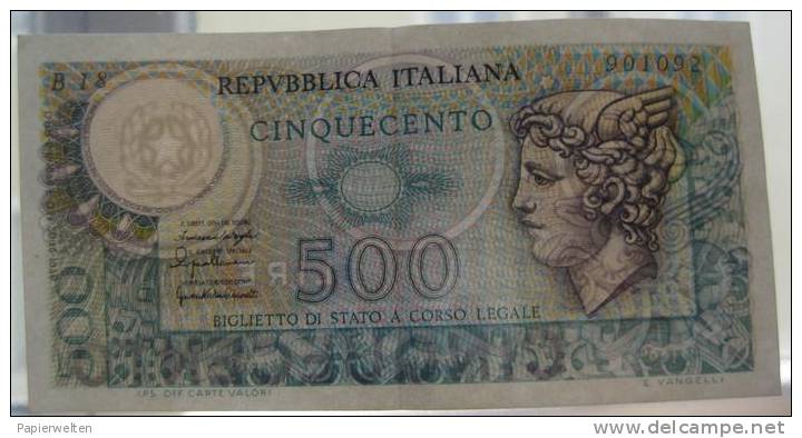 500 Lire 20.12.1976 (WPM 95) - 500 Lire