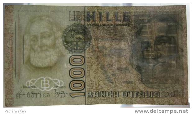 1000 Lire 6.1.1982 (WPM 109a) - 1000 Liras