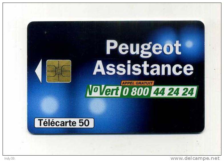 - TELECARTE PUB PEUGEOT . 1998 - Advertising