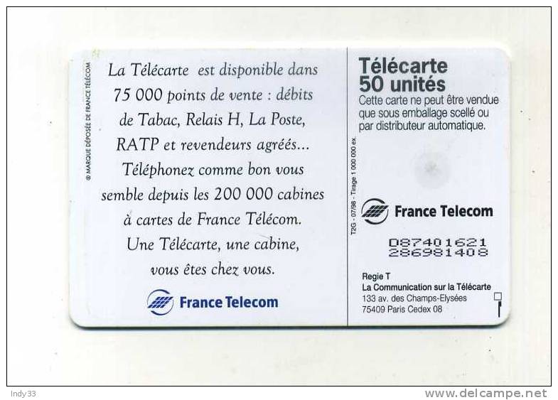 - FRANCE . TELECARTE ILLUSTREE 1998 - 1998