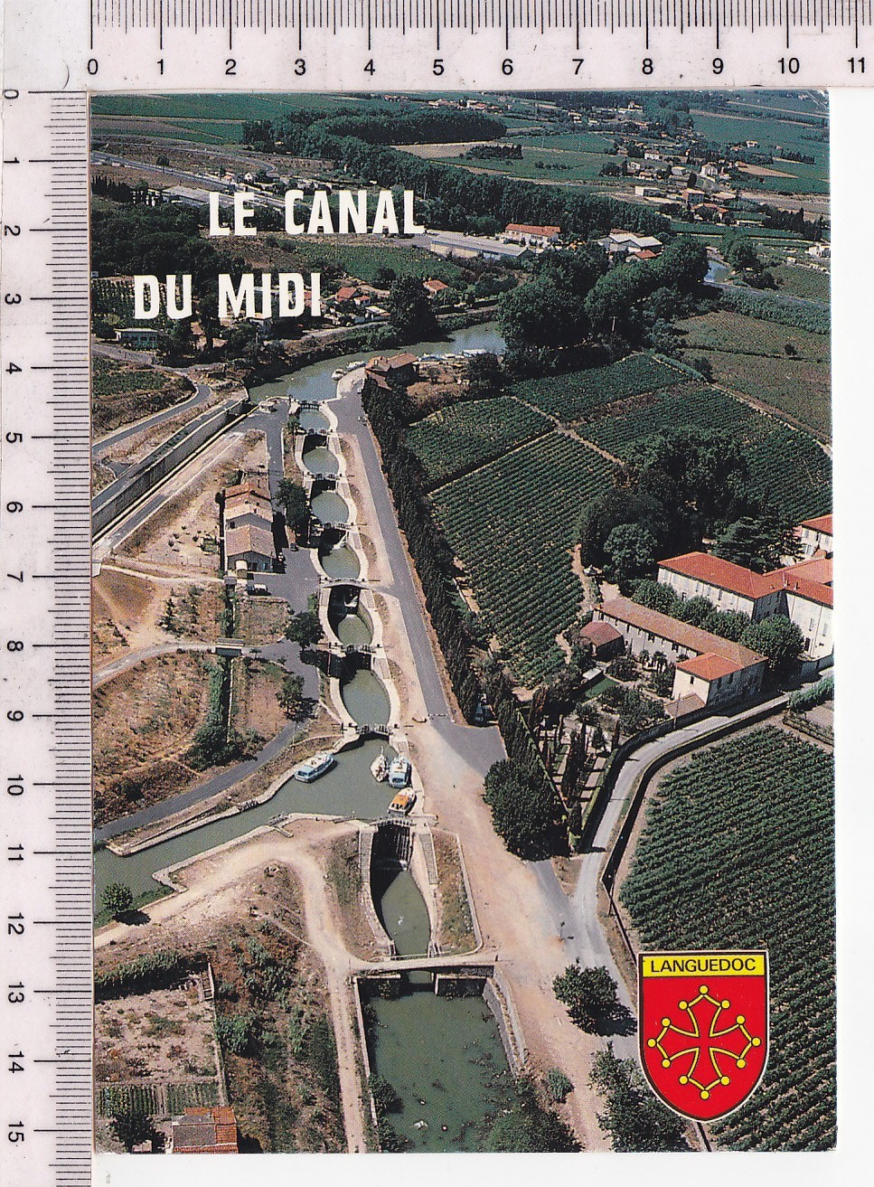 LE CANAL DU MIDI  -  N° 53 86 0057  -  Les écluses De Fonserannes  8 Sas - Languedoc-Roussillon
