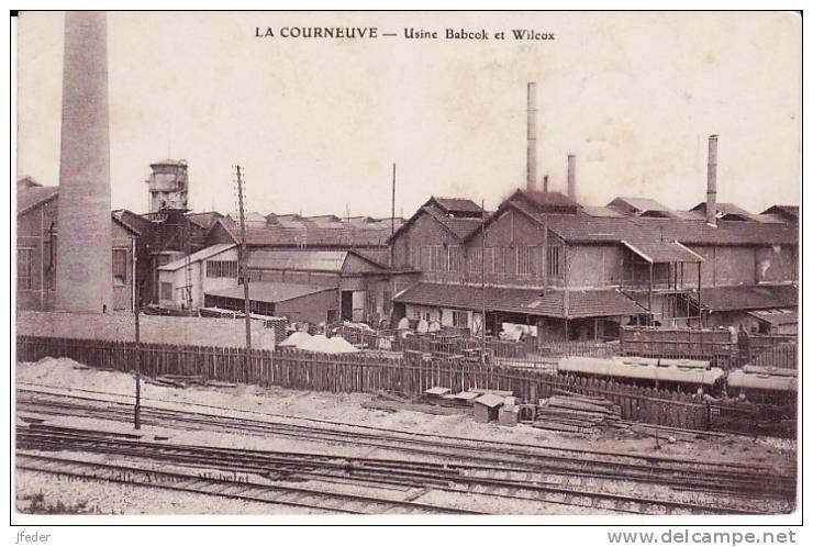 Francia	-93	Seine Saint Denis -	La Courneuve 	- Usine Babcok Et Wilcox - La Courneuve