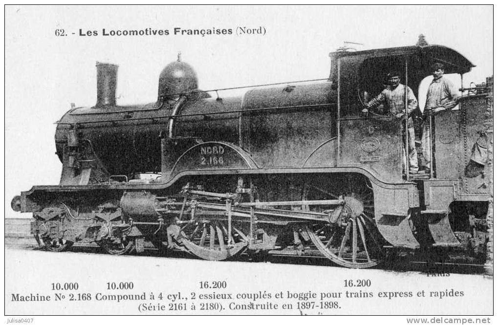 LOCOMOTIVE A VAPEUR à Voyageurs Type Américan - Materiaal