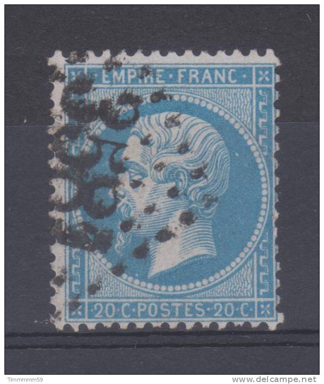 Lot N°10718  N°22, Petite Tache Blanche Derierre La Tête, Oblit GC 3581 ST ETIENNE (84) - 1862 Napoleon III