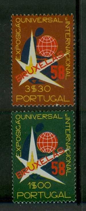 Portugal  1958  Universal & International Exposition At Brussels  Particip Port Exp Bruxelas MNH - 1958 – Brüssel (Belgien)