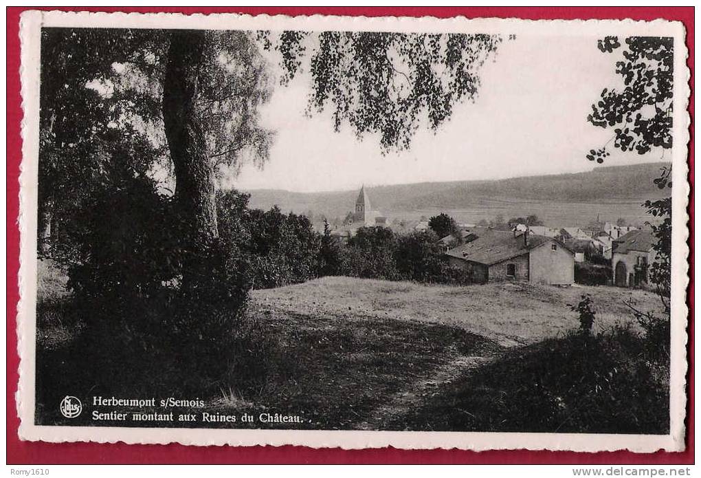 Herbeumont S/ Semois. Sentier Montant Aux Ruines Du Château. - Herbeumont