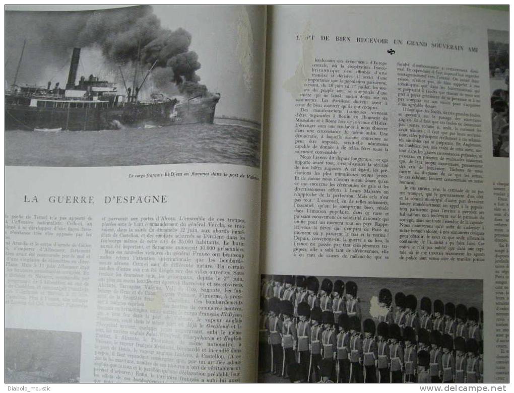 L'illustration  18 Juin 1938 :Aviation Italienne Contre Les Républicains (Espagne); EXPOSITION San-Francisco (USA) - L'Illustration