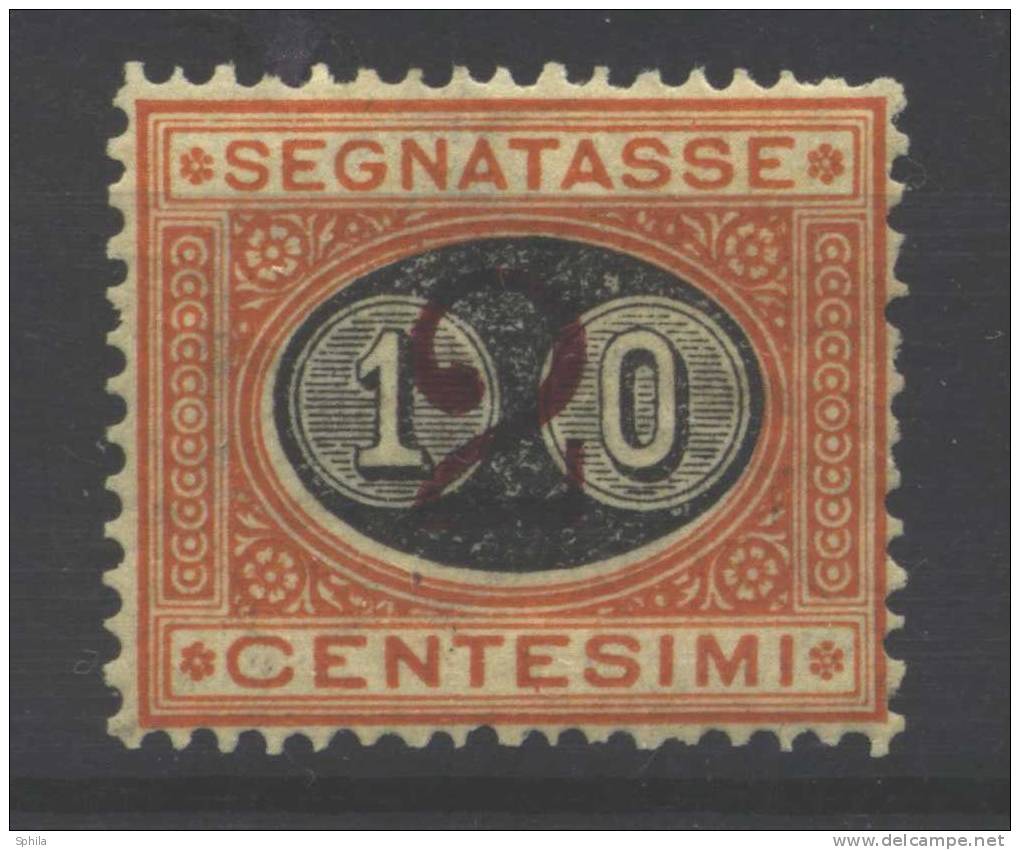 Italia - Italien - Italy 1891 10 On 2 C Postage Due Lightly Hinged (regummed?); Michel # P 15 - Strafport