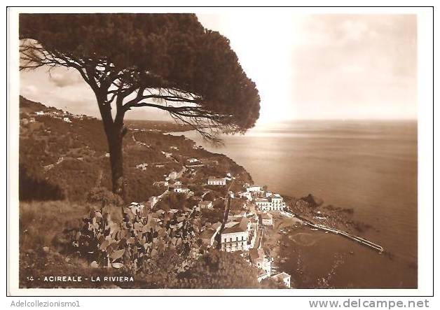 44815)cartolina Illustratoria Acireale - La Riviera E Panorama - Acireale