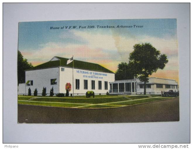 Home Of V.F.W. Post 2549 Texarkana Arkansas Texas  Line  Stain - Altri & Non Classificati