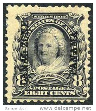 Canal Zone #7 Mint Hinged 8c Martha Washington From 1904 - Zona Del Canale / Canal Zone