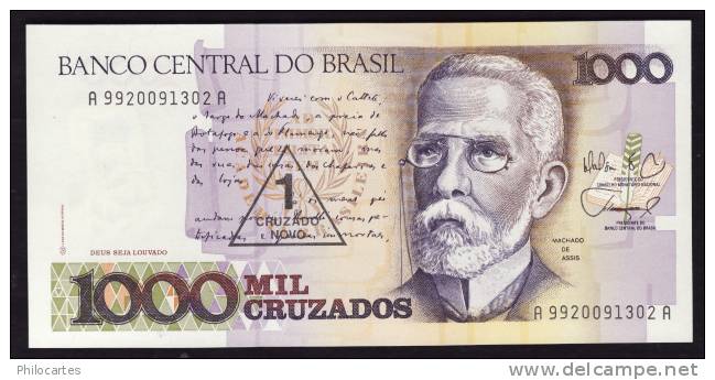 BRESIL - 1000 Cruzados   Pick N° 213 B  UNC - Brazilië