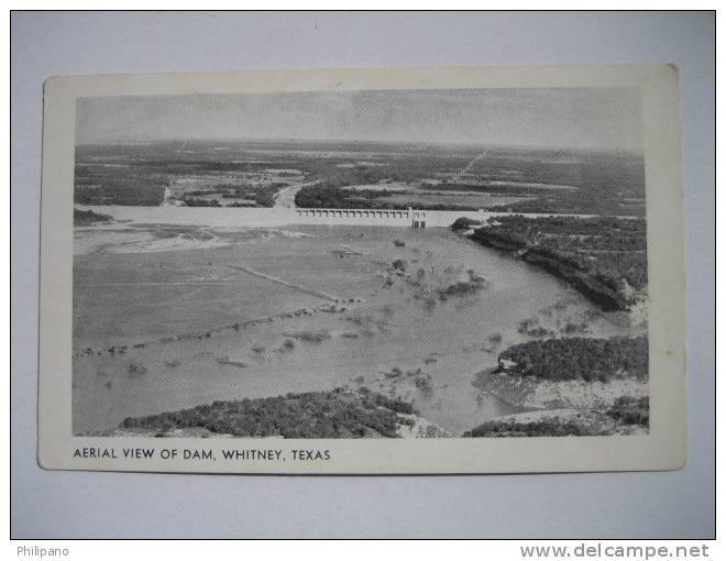 Aerial View Of Dam   Whitney Tx - Altri & Non Classificati