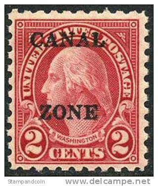 Canal Zone #97 Mint Hinged 2c Washington From 1927 - Zona Del Canale / Canal Zone