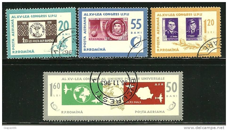 ● ROMANIA - 1963 - Francobolli  - N.° 178 . . .  Usati  - Cat. ?  €  - Lotto N. 440 - Gebraucht