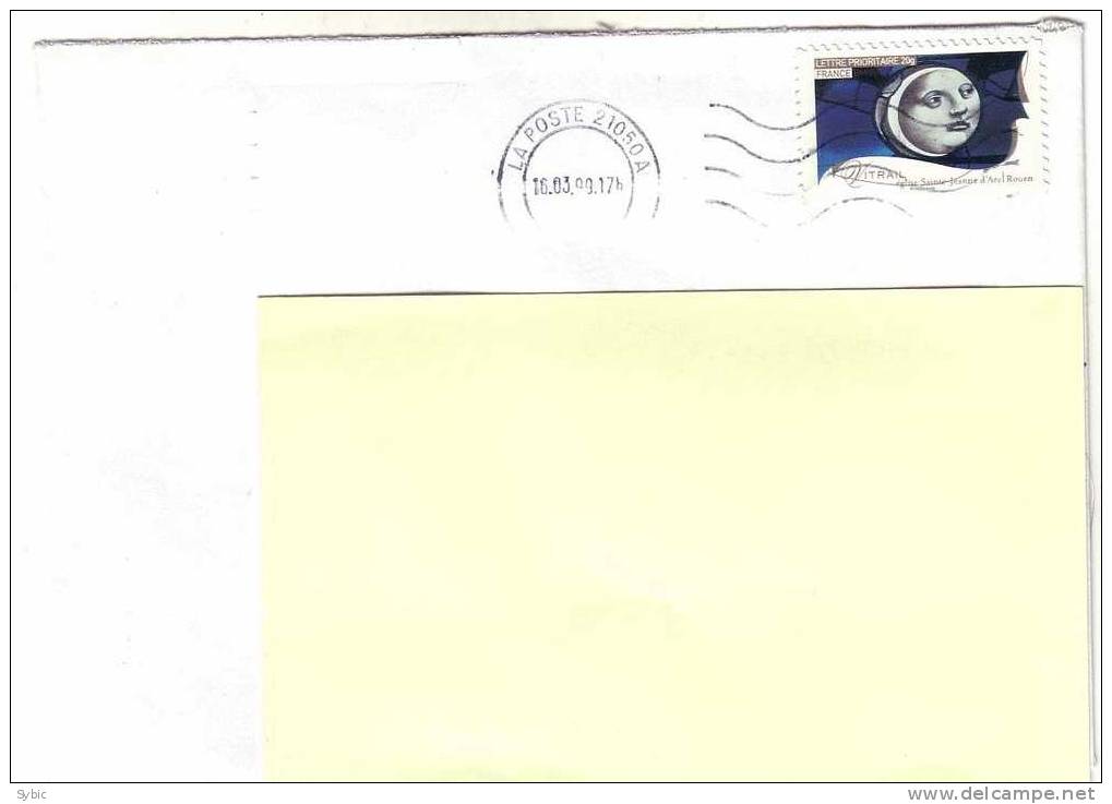 FRANCE - Vitrail - Nouveauté 2009  - Sur Lettre - Briefe U. Dokumente