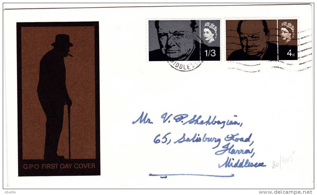 20/415  LETTRE   G.B. - Sir Winston Churchill