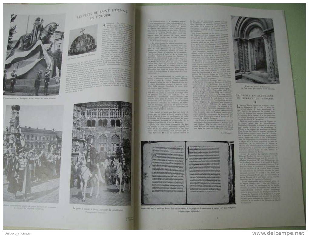 L'illustration  3 Septembre 1938 :En Canoë Sur Les Rapides Du DOUBS ; Costume +++ ; Station Lacustre (haute-savoie - L'Illustration