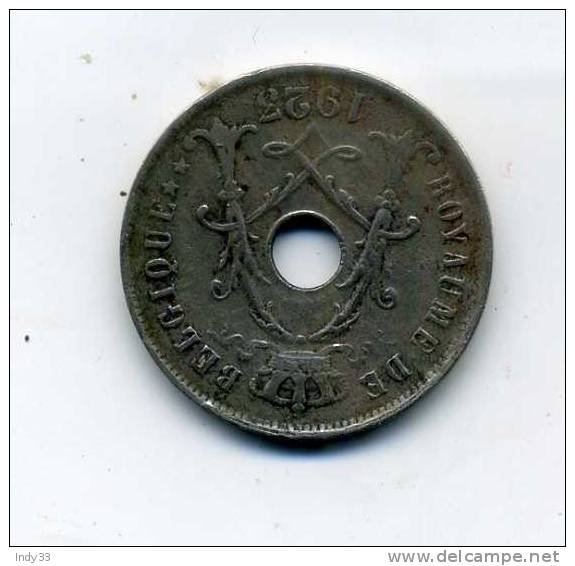 - BELGIQUE . 25 C. 1923 - 25 Cent