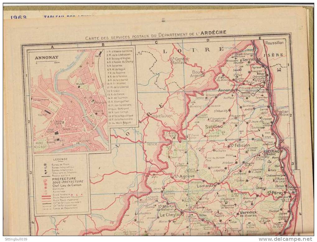 Almanach Des PTT. Calendrier 1963 (07). Retour De Chasse Et Pâturage Sauvage. Imp. OLLER. Complet. - Grand Format : 1961-70