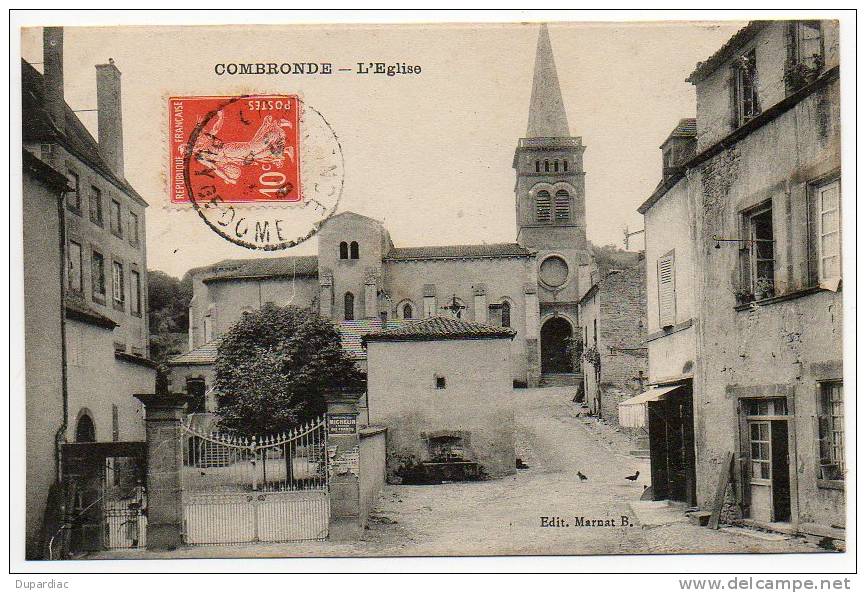 63 - Puy De Dôme /  COMBRONDE -- L' Eglise - Combronde