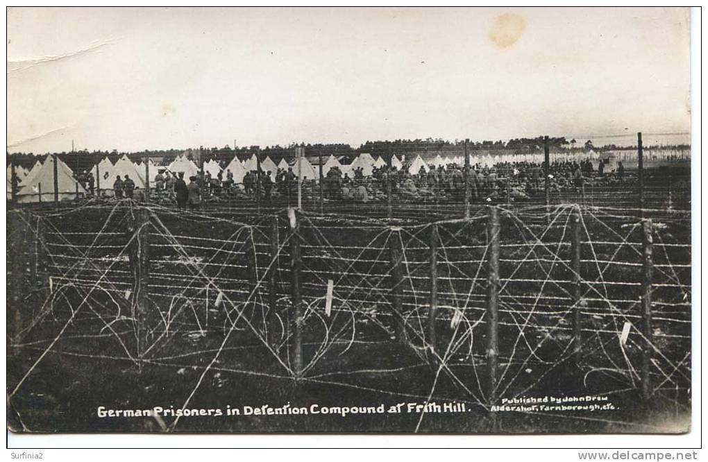 SURREY - FRITH HILL - WWI GERMAN PRISONERS IN DETENTION COMPOUND RP Sur66 - Surrey