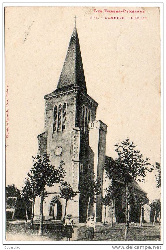 64 - Pyrénées Atlantiques /  LEMBEYE  --  L' Eglise - Lembeye