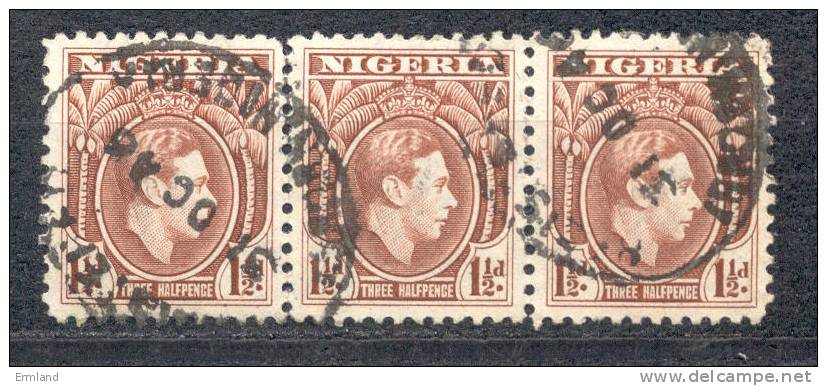 Nigeria 1938-51 - Michel 3 X 49 C O - Nigeria (...-1960)