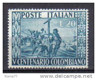 SS2847 - REPUBBLICA 1951, Colombo Serie 660  *** - 1946-60: Mint/hinged