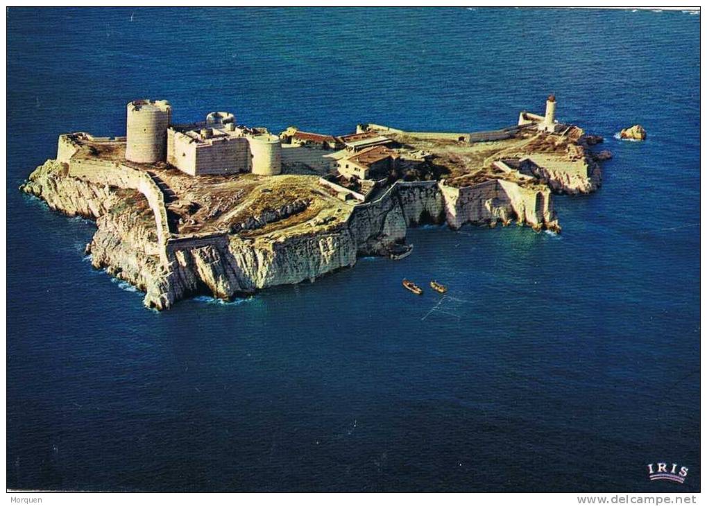 Postal MARSEILLE (France) 1980.  Île De IF, Castillo - Storia Postale