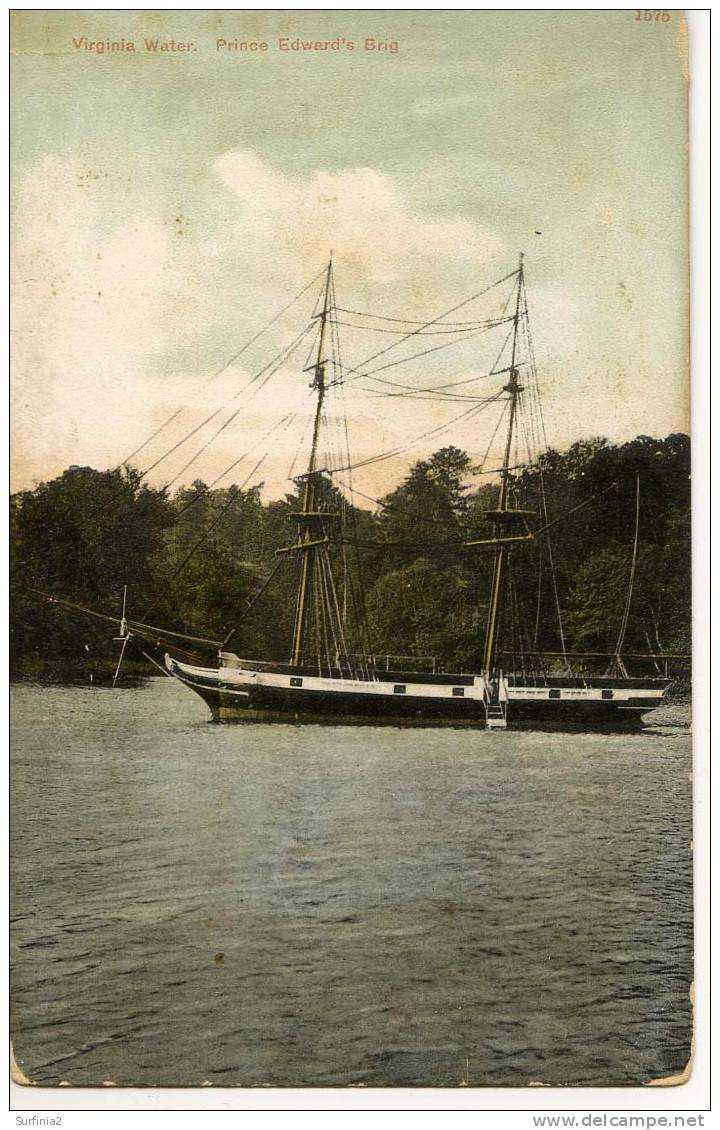 SURREY - VIRGINIA WATER - PRINCE EDWARD´S BRIG (EDWARD VIII) Pre-1918  Sur75 - Surrey