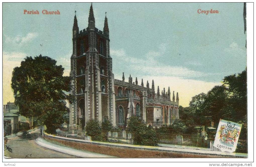 SURREY - CROYDON PARISH CHURCH 1911  Sur82 - Surrey