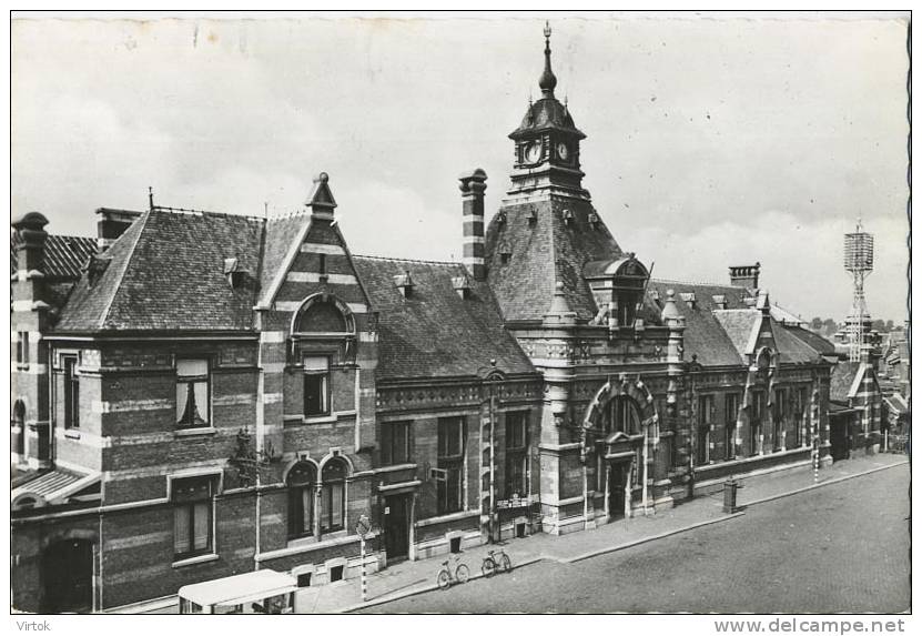 Turnhout : Stationsgebouw : La Gare - Statie  ( Geschreven Met Zegel ) - Turnhout
