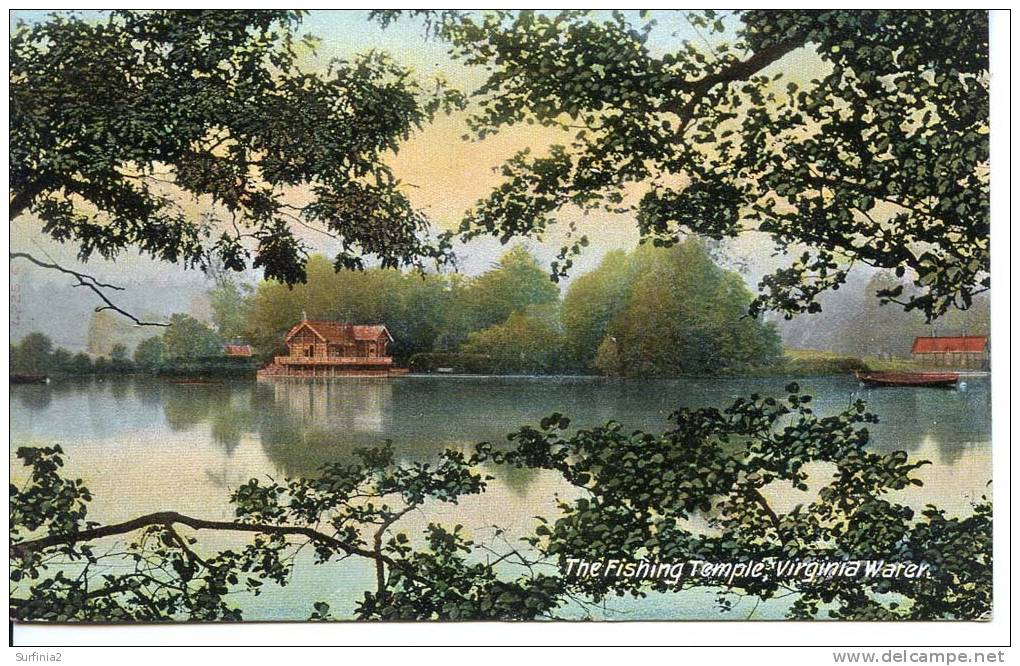 SURREY - VIRGINIA WATER - THE FISHING TEMPLE - EARLY Sur88 - Surrey